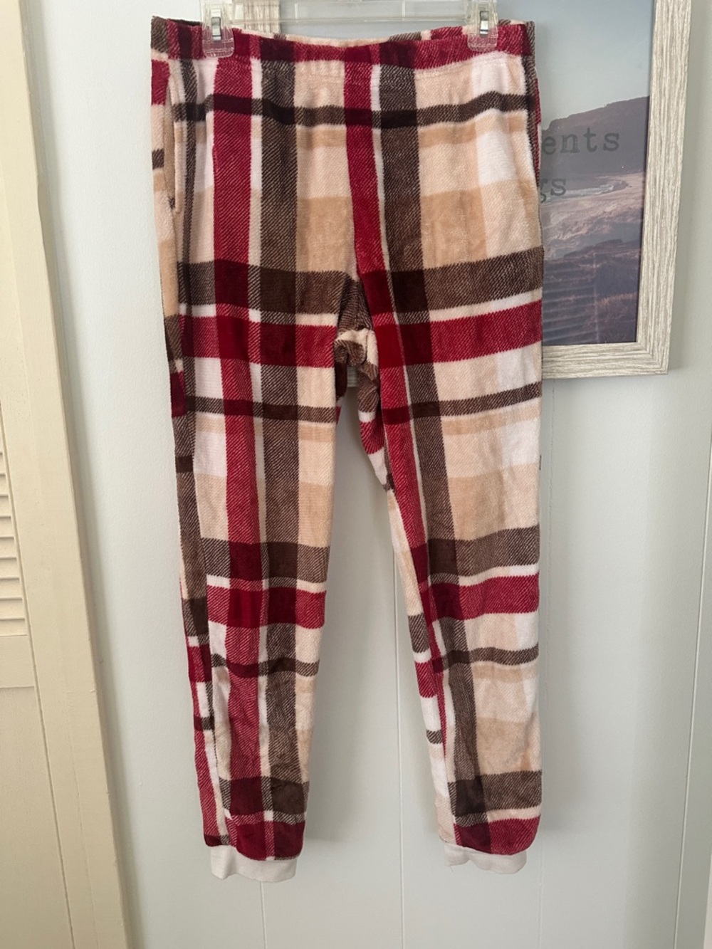 Size Medium JoySpun Plush Fleece PJ Pants - Picture 1 of 3